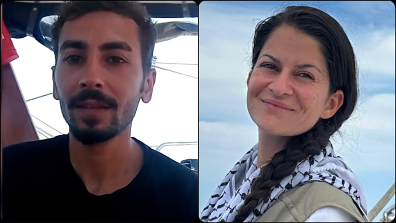 Madleen aktivistleri Şuayb Ordu ve Yasemin Acar Berlin'e ulaştı