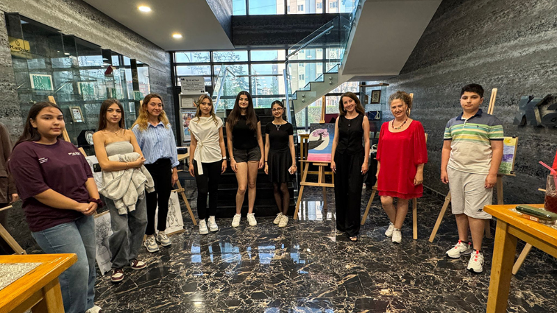 Genç Yetenekler Minteks Sanat Resim Sergisi’nde buluştu