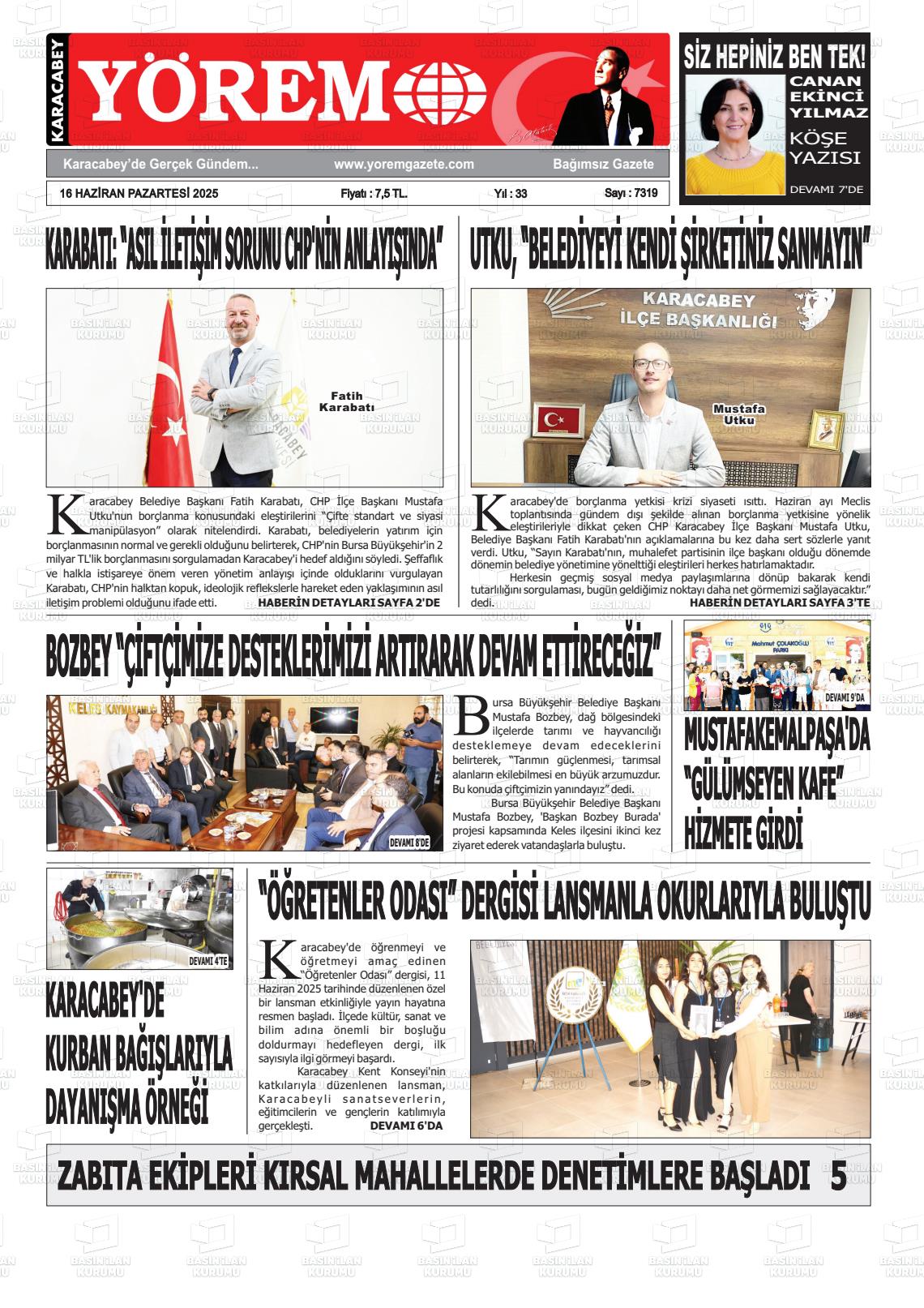 KARACABEY Y&#214;REM