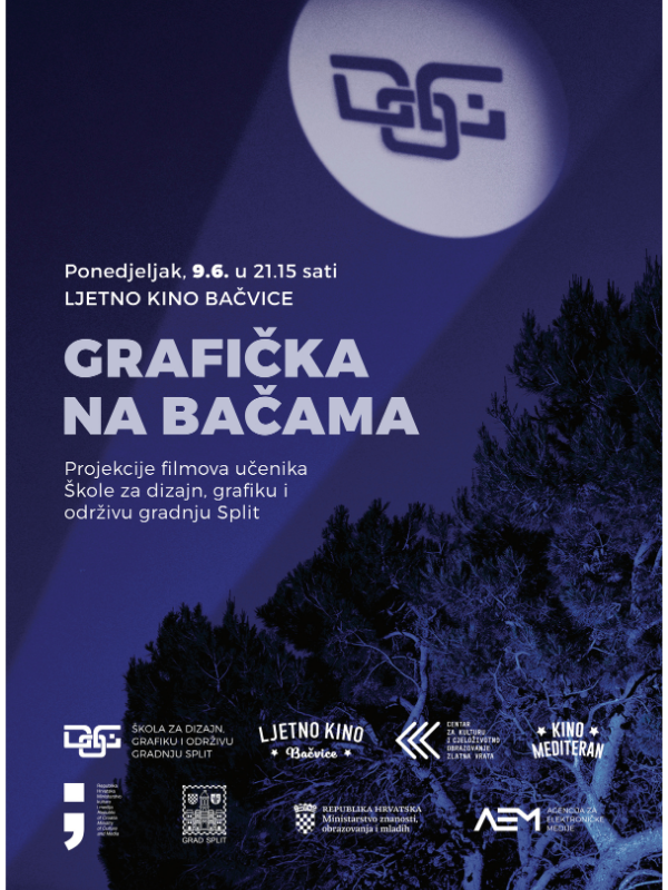 GRAFIČKA NA BAČAMA: Projekcija filmova učenika Škole za dizajn, grafiku i održivu gradnju Split - DepoHaber